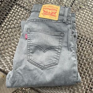 Levi’s 511 gray jeans